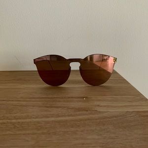 Illesteva Leonard Mask Mirrored Sunglasses